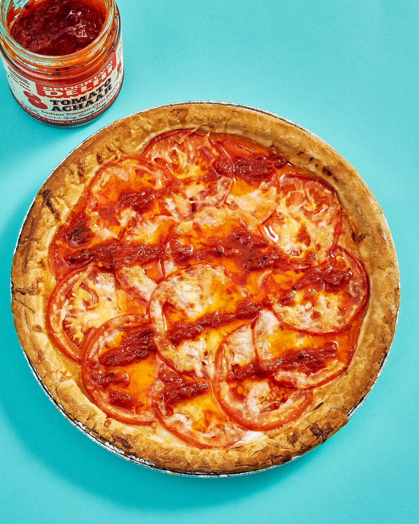 Tarte à la Tomato Achaar