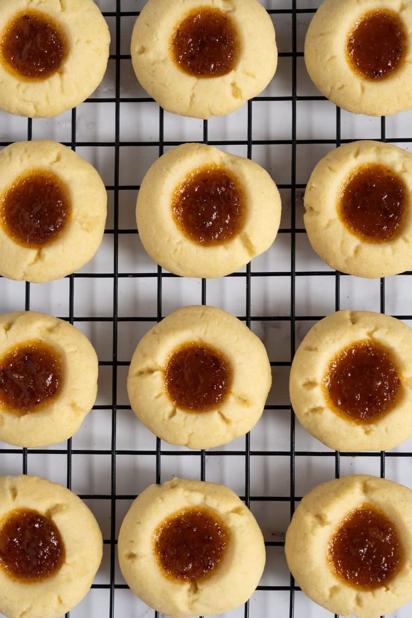 Vegan Mango Chutney Thumbprint Cookies