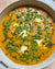 Coconut Dal with Poached Eggs