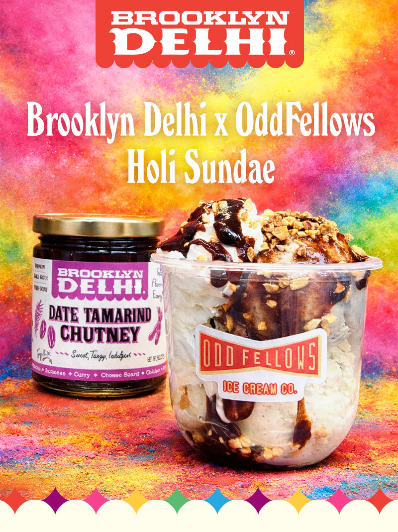 Brooklyn Delhi x OddFellows Holi Sundae