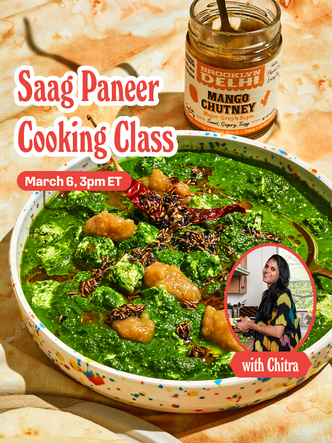 Saag Paneer Cooking Class