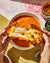 Tomato Soup with Garlic Chaar Cheesey toast